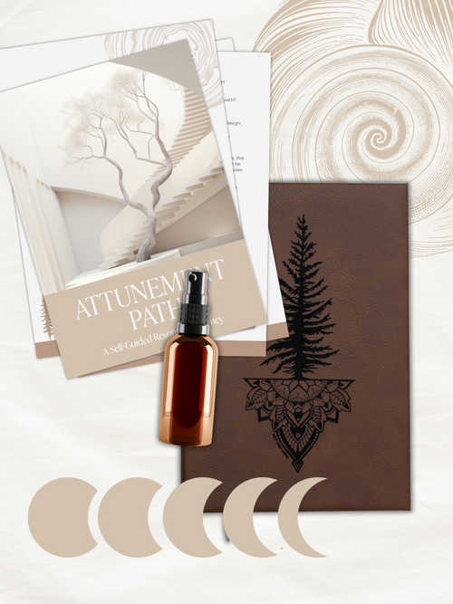 Attunement Path: The Cedar Bundle A self-guided resonance session + physical sanctuary set